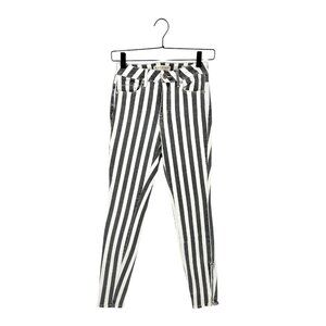 Bullhead Striped High Rise Skinny Jeans | 3
